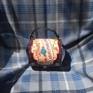 Vintage Little Earth Rhinestone Cowgirl Purse